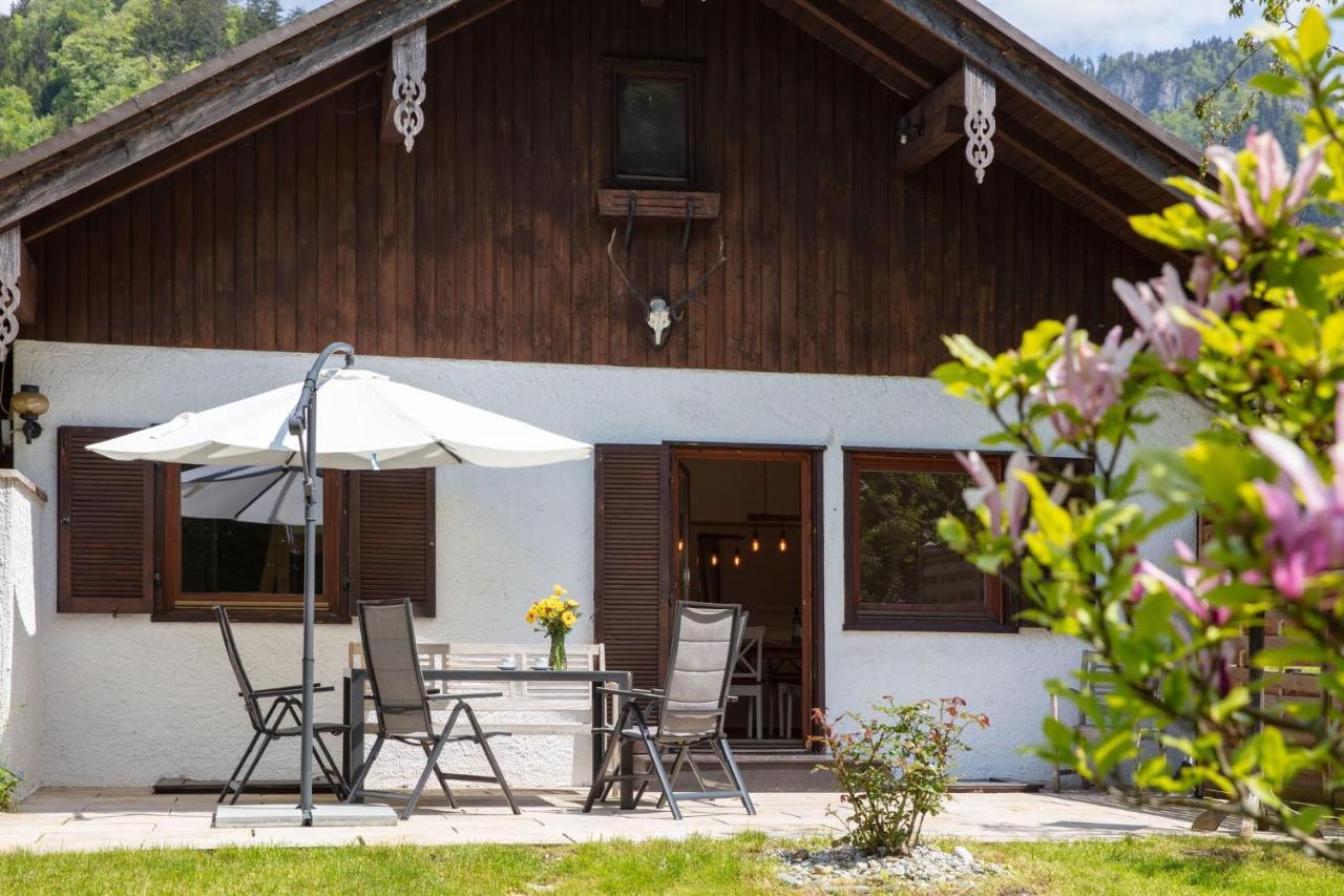 Ganzes Haus Mit Grossem Garten Und Eigener Sauna Unterwössen Exterior foto